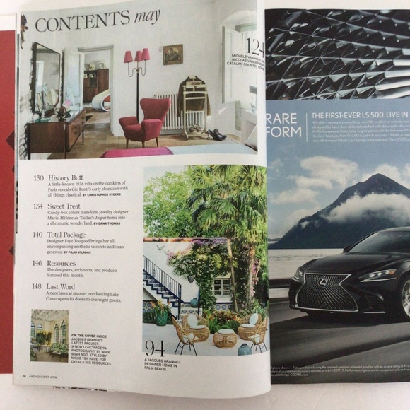 ARCHITECTURAL DIGEST MAY 2018 NWT - Picture 5 of 7